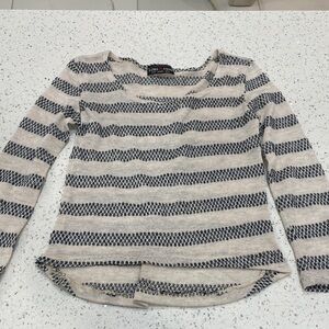Lori & Jane girl Striped Long Sleeve Top size small